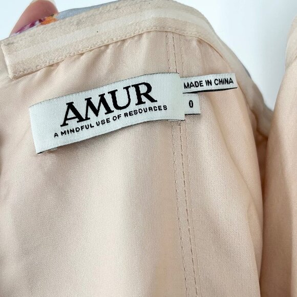 Amur Kallia Floral Patchwork Wide-Leg Strapless Jumpsuit - Picture 8 of 10